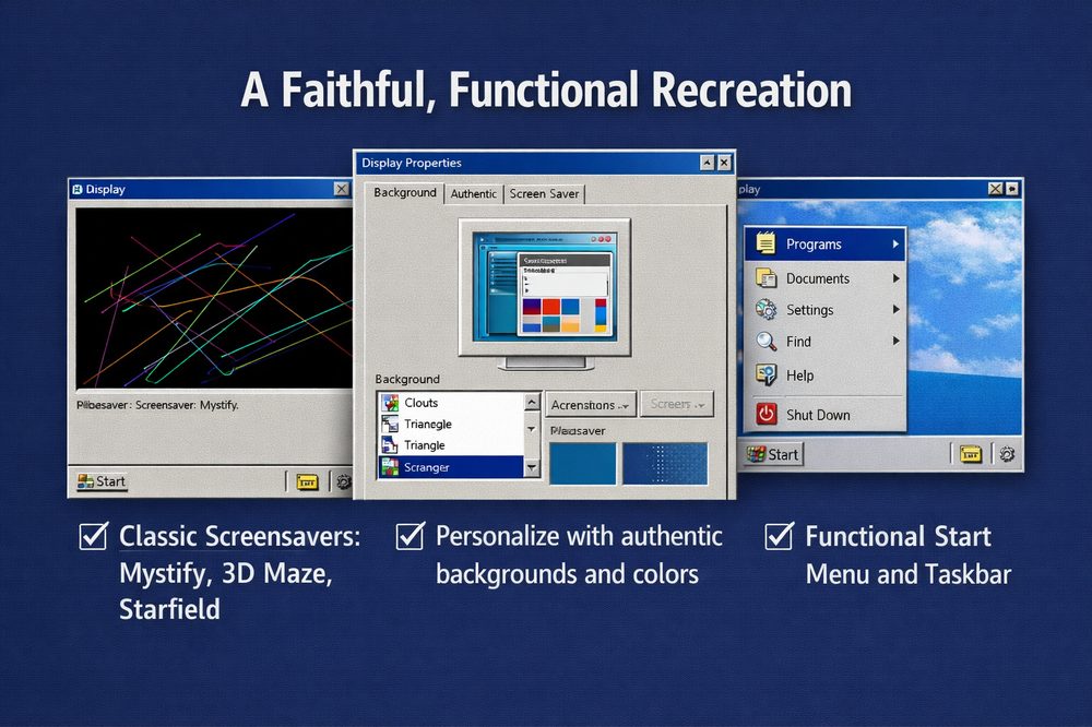 Win 95 Desktop